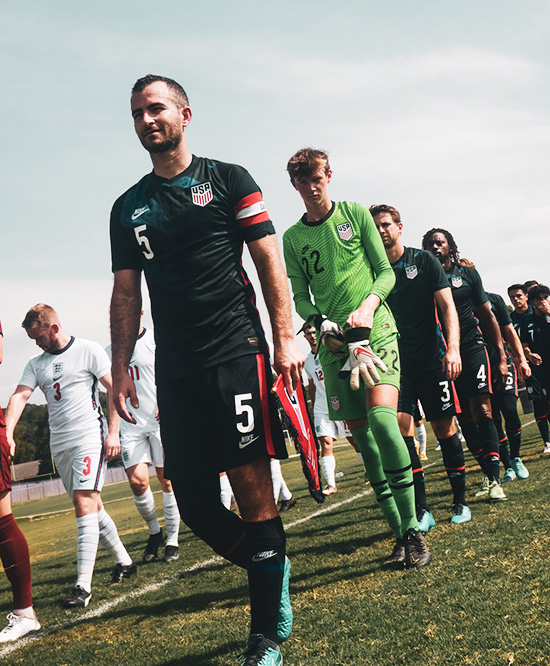 Will with his USA team
